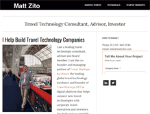 Tablet Screenshot of mattzito.com